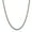 Black, variant on Crucible Jewelry Men's Rose Gold Plated Stainless Steel Rounded Curb Chain Necklace (3.5mm) - 22"