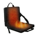 thumbnail image 5 of Portable Heated Stadium Seat Cushion Extra Wide Foldable Bleacher Chair with Three Heating for Outdoor Events, 5 of 8