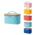 thumbnail image 1 of ZHAOCHENG Bolsa de cosméticos, bolsa de maquillaje para bolso, bolsa de viaje, bolsa organizadora con cremallera, regalo para niñas y mujeres, cuero de PU, lavable, impermeable, 1 of 2