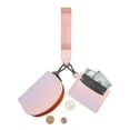 thumbnail image 6 of Wrangler KeyChain Wallet Wristlet Wallets for Women Dual Pouch Wristlet Rfid Blocking Credit Card Holder Wallet, Pink, 6 of 8
