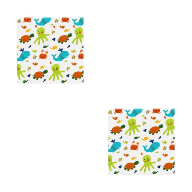 Alfombra antideslizante Inteprter Splat Mat Dibujos animados Lavable Plegable Poliéster Niños 110*110cm