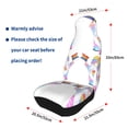 thumbnail image 4 of Honeii LGBT Gnomes Print Car Seat Covers 2 Pieces, Full Set Universal Seat Covers for Cars, Waterproof Auto Seat Protectors, 4 of 7