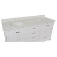 thumbnail image 5 of Harper 72" Double Bathroom Vanity with White Cabinet and Engineered Marble Top, 5 of 7