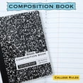 thumbnail image 7 of BAZIC C/R 80 Ct. Black Marble Composition Book /Case Qty - 48, 7 of 7