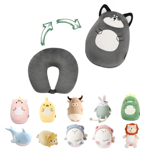 Almohada cervical deformable 2 en 1 Travel Pillow stocaggio para niños