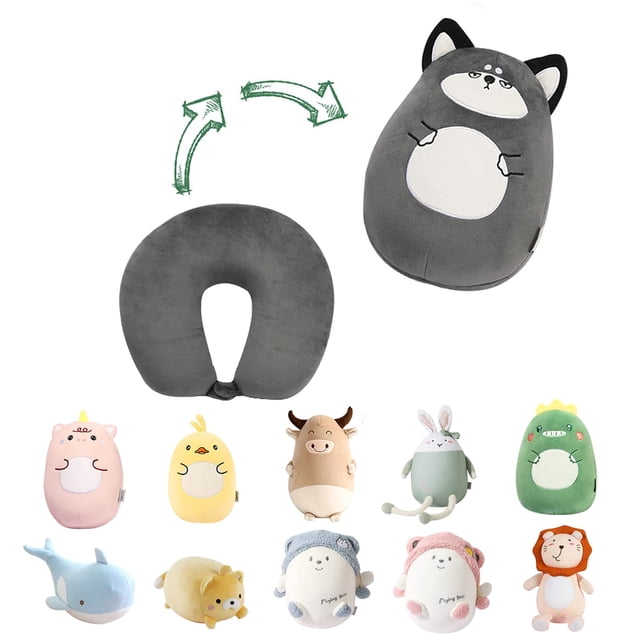 Almohada cervical deformable 2 en 1 Travel Pillow stocaggio para niños