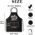 thumbnail image 6 of Funny Aprons for Women Men, Novelty Kitchen Cooking Apron with 2 Pockets, Cute Baking Gifts for Bakers, Birthday Housewarming Gifts for Wife Husband Mom Sister Daughter Grandma, 6 of 6