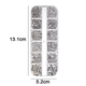 thumbnail image 2 of Rhinestone del arte del clavo, gemas del clavo en forma redonda gemas planas, para los zapatos del arte del arte del diseño del clavo, 2 of 5