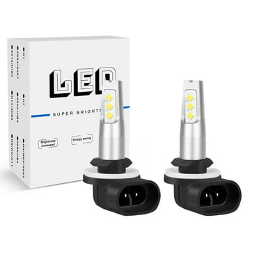 HMCYCI 881 862 886 889 LED Fog Light Bulbs Plug&Play 40W 4000LM 6000K Bright White Set of 2