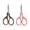 Black+Pink, variant on DINNAT Stainless Steel Sewing Embroidery Craft Scissors, Black & Pink, 2 Count
