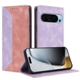 thumbnail image 2 of Phone Case for Google Pixel 9/9 Pro FOXDOCK Premium Leather,Creative Dual-Color Cover with Card Slot,Shockproof, 2 of 7