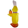 thumbnail image 5 of Northlight Inflatable Lighted Chick with Carrot Outdoor Easter Decoration - 6', 5 of 5