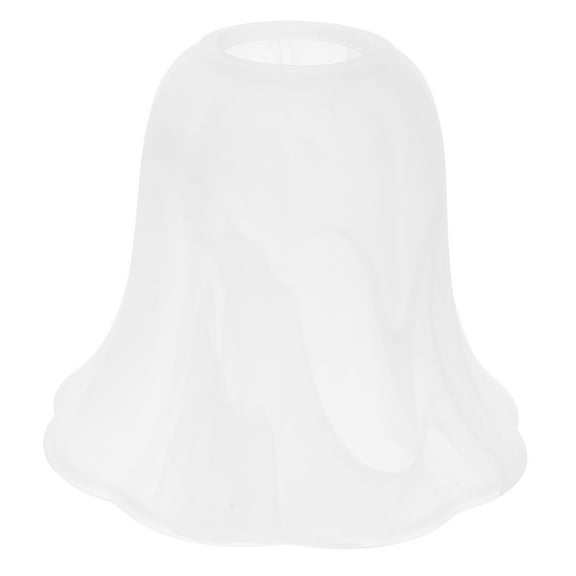 HOMEMAXS Replacement Frosted Glass Bell Shade Cover Ceiling Fan Light Cover Chandelier Glass Shade Cover for Wall Sconce Pendant Light Fixture