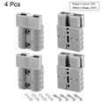 thumbnail image 2 of Uxcell Battery Quick Plug Connector 6 Gauge 50A Wire Harness Connector for Auto-Car Trailer Driver Grey, 4pcs, 2 of 3