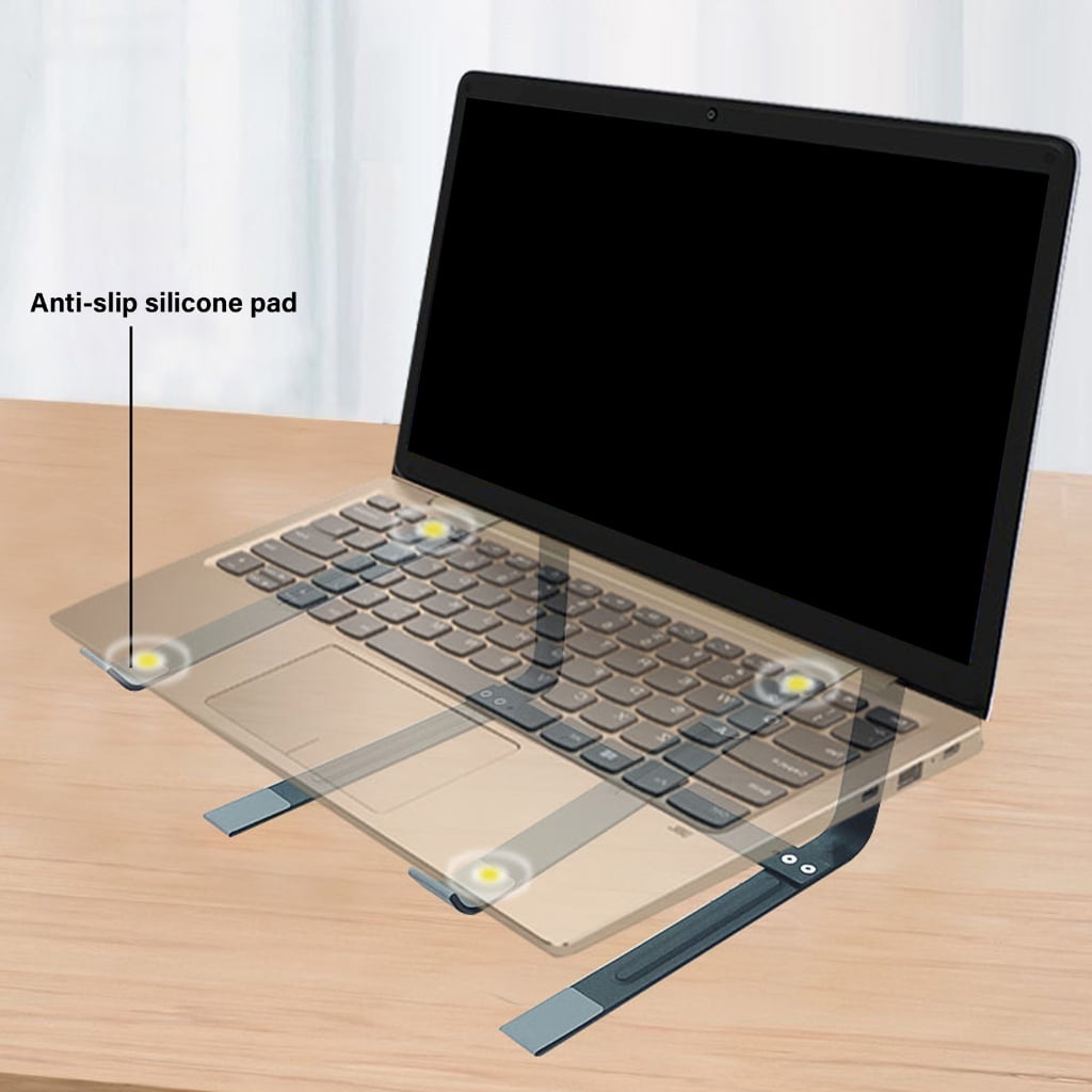 Laptop Desk Stand Adjustable Laptop Stand Metal Laptop Holder Stand Ergonomic Computer Holder Laptop Risers Computer