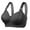 Black, variant on Viikei Bras for Women Sports Bras Wirefree Plus Size Adjustable Extra-Elastic Lace Simple Decoration Shaping Cup Lingerie