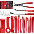 thumbnail image 1 of Mechanic Hook and Pick Tool Set & Car Trim Removal Kit with Fastener Clip Pliers Rivet Puller Magnetic Pickup Gasket Scraper NonScratch Plastic Pry Tools for Automotive Repair, 1 of 7