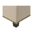 thumbnail image 5 of Kingsley 48 inch Wide Transitional Rectangle Large Storage Ottoman in Distressed Grey Vegan Faux Leather-Finish:Satin Cream,Style:Faux Leather, 5 of 5