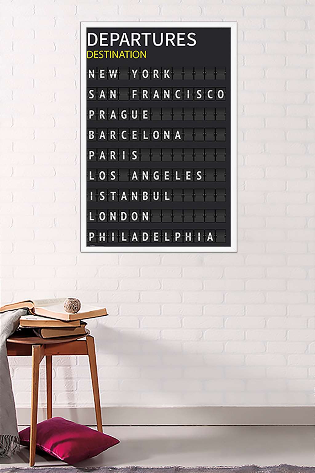 Flipboard - Destination Wall Poster, 22.375" x 34", Framed