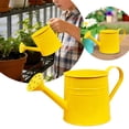 thumbnail image 6 of Watering Can Gardening Tool Accessories, Sprinkling Can 1L Metal Flower Garden Watering Can for Outdoor Indoor Lawn Garden (Yellow), 6 of 6