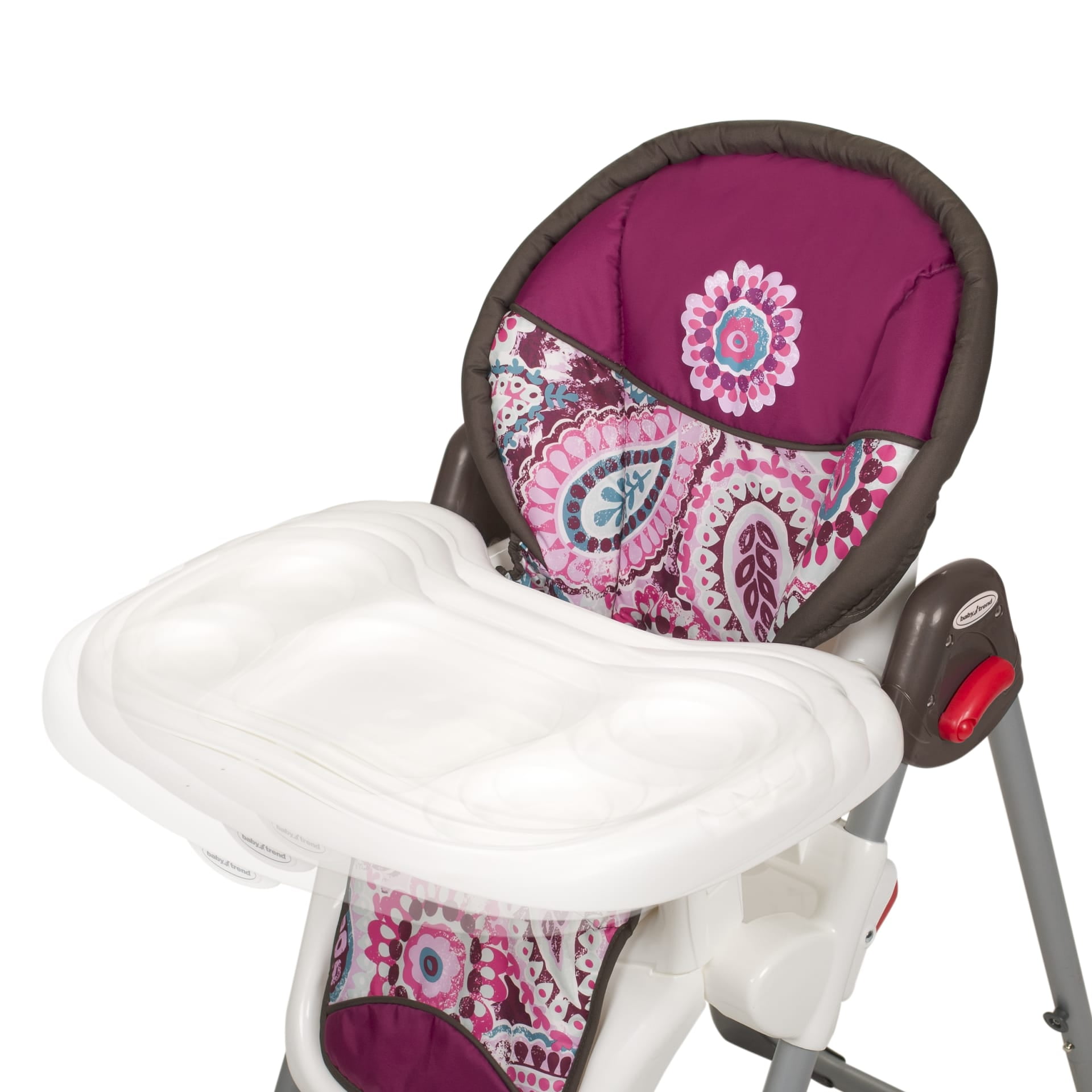 Baby Trend Sit-Right Adjustable High Chair, Paisley Design