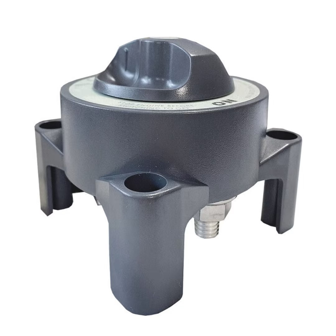 Gray Boat 2 Positions Power Disconnect Selector Rotary Battery Switch
