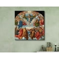 thumbnail image 2 of wall26 - All Saints, Adoration of The Trinity (Landauer Altar) by Albrecht Durer - Canvas Print Wall Art Famous Painting Reproduction - 12" x 12", 2 of 5