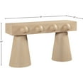 thumbnail image 5 of Meridian Furniture Bracciano Natural Oak Veneer Console Table, 5 of 9