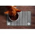 thumbnail image 3 of Dog Mat Pet Feeding Mat for Food and Water Absorbent 20x12in Quick Dry Dog Water Bowl Mat, 3 of 6
