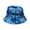 B-Black, variant on Sun Hat Women Sun Hat for Women Fisherman 3D Printed Pattern Tie Dye Double Basin Outdoor Visor Dark Gray