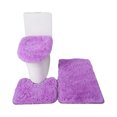thumbnail image 1 of Labymos 3PCS Bath Mat Toilet Lid Cover U-Shaped Rug Non Slip Soft Floor Rug Water, 1 of 6