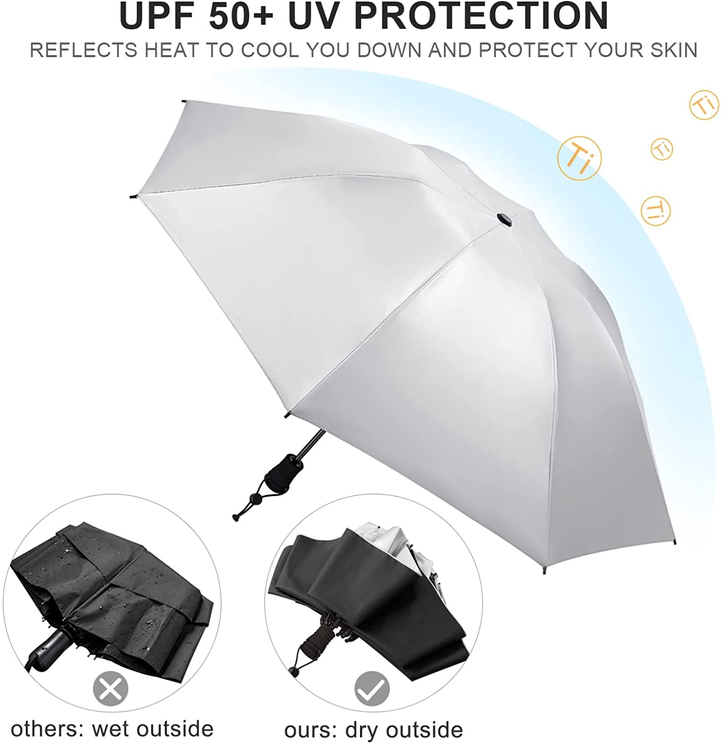 ZMLEVE Liteflex Hiking Umbrella Small 