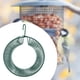 thumbnail image 1 of Comedero para pájaros con forma de corona de maní colgante, de metal, decorativo de primera calidad, con gancho para colgar Verde, 1 of 8