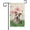 Staffordshire Terrier, variant on Spring Summer Dog Decorative House Flag Shih Tzu Lotus Flowers Outside Banner for Yard Farmhouse Double Side 28x40 Inch