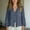 X-Navy233, variant on YMNXA Women's Shirts Long Sleeve V Neck Solid Color Button Down Comfortable Elegant Blouse Top With Pocket For Casual Daily Wear,Black,L