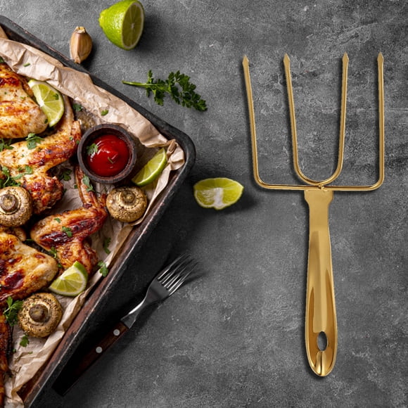 Raindrops 1Pcs Turkey Lifter Fork Stainless Steel For Roasting Pan Home Cooks And Parents