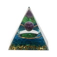 thumbnail image 2 of Healing Pyramid, Natural and Unique Crystal Pyramid Stress Relieve  for Office Decoration, 2 of 7