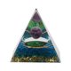 thumbnail image 2 of Pirámide Curativa, Calma Interior De Pirámide De Cristal Epoxi Resistente A Impactos Para Decoración De Oficina, 2 of 7