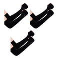 thumbnail image 1 of 3 pares de guantes de protección solar con protectores para los dedos, mangas de seda helada, mangas de protección UV para hombres y mujeres, 1 of 5