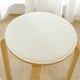 thumbnail image 1 of Taburete redondo de madera maciza con cojín para silla, cojín grueso para las cuatro estaciones, cojín redondo de esponja para asiento de taburete, cojín grueso, 1 of 6