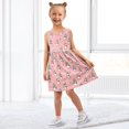 thumbnail image 7 of Girls Dress Penguin Leaf Gift Sleeveless Dress for Girls Hem A-Line Casual Sundress, 7 of 7