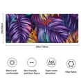 thumbnail image 3 of Colorful Leaf Pattern Bathroom Rugs Mat,Non Slip Microfiber Bathroom Rug,Rubber Backing,Soft Bathroom Mats for Bathroom Floor,Tub and Shower,60x24in(150x60cm), 3 of 5