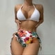 thumbnail image 4 of Gibobby Trajes de Natación para Mujer Traje de baño para mujer Cubrirse Sexy Frente abierto Bikini de playa Traje de baño Kimono Cubrir Ropa de playa lar(Blanco,M), 4 of 5