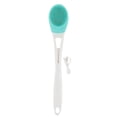 thumbnail image 1 of Cepillo de baño eléctrico, limpieza corporal, relajante, mango largo, impermeable, cepillo de masaje para ducha, verde, 1 of 15