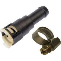UPGRADED 800-403 Stronger than OEM Heater Core Coolant Hose Quick Disconnect Connector w/Clamp ONLY FITS: 5/8" Tube and 5/8" Heater Hose. FITS: Many Buick Chevrolet Ford GMC Oldsmobile Pontiac