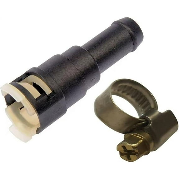 UPGRADED 800-403 Stronger than OEM Heater Core Coolant Hose Quick Disconnect Connector w/Clamp ONLY FITS: 5/8" Tube and 5/8" Heater Hose. FITS: Many Buick Chevrolet Ford GMC Oldsmobile Pontiac