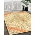 thumbnail image 3 of Ahgly Company Machine Washable Indoor Rectangle Traditional Yellow Area Rugs, 8' x 10', 3 of 7