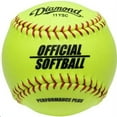 thumbnail image 2 of Diamond Sports 6-Gallon Black Ball Bucket with 18 11YSC 11-inch Yellow Softballs, 2 of 3