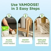 BugMD Vamoose - Rodent Repellent Pouches (1 Pack, 4 Pouches), Plant-Powered Rat Repellent, Rodent Defense Mice Repellent, Rat Repellent, Mouse Deterrent Indoor
