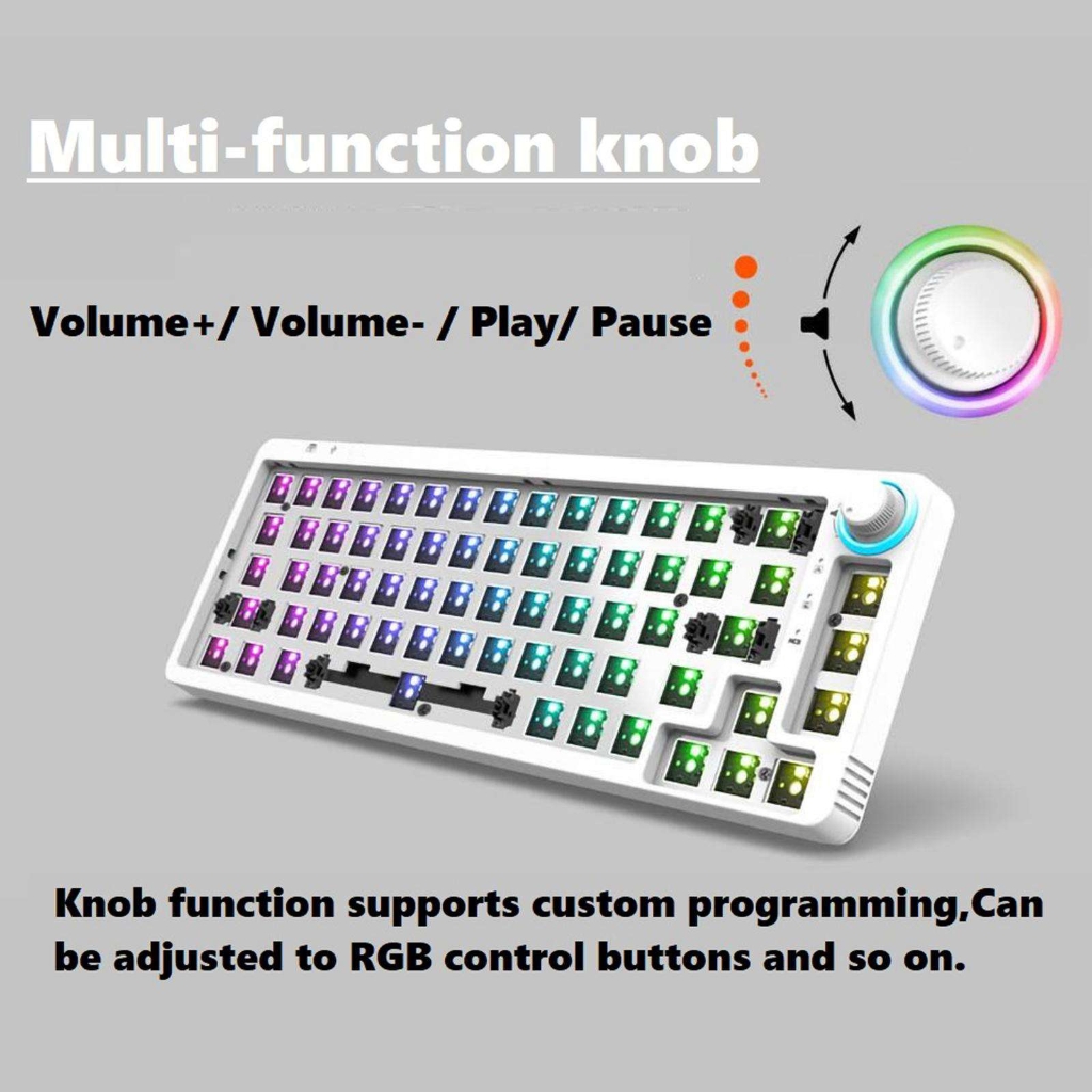 LK67/KF068 Hot Swap Mechanical Keyboard Kit Single Modes 3/5 Pin Switches